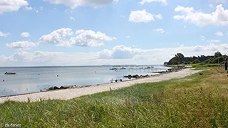 Strand in der Nähe von Sjølund Gruppehus