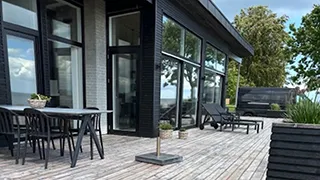 Terrasse von Vilstrup Strandhus