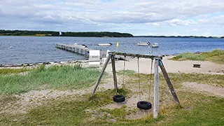 Strand in der Nähe von Stenderup Havblikhus