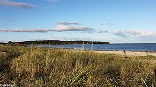 Strand in der Nähe von Diernæs Hus