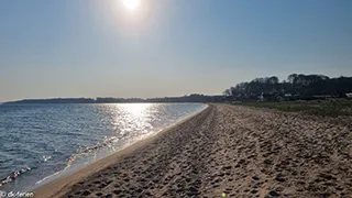 Strand in der Nähe von Kelstrup Skovhus