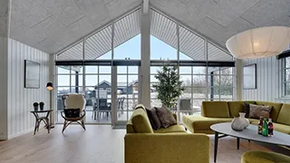 Wohnzimmer von Faurholm Poolhus