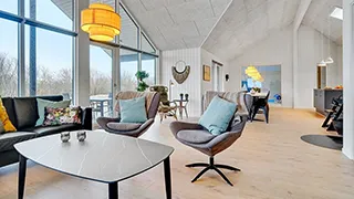 Wohnzimmer von Dyrehave Poolhus