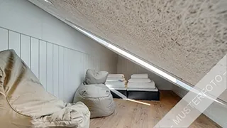 Schlafboden (Hems) in Dalmose Poolhus