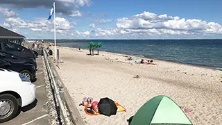 Strand in der Nähe von Tandsholm Aktivhus