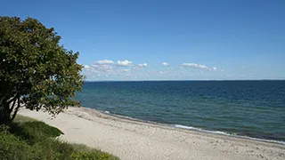 Strand in der Nähe von Fiskerløkken Aktivhus