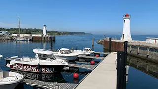 Hafen in der Nähe von Dalmose Poolhus