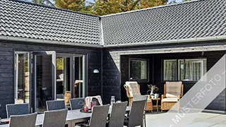 Terrasse von Svennesmølle Poolhus