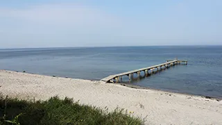 Strand in der Nähe von Ørred Aktivhus