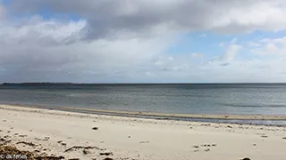 Strand in der Nähe von Sandersvig Poolhus