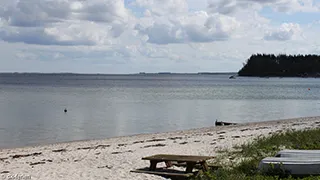 Strand in der Nähe von Sandersvig Poolhus