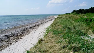 Strand in der Nähe von Vestermark Aktivhus