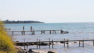 Strand in der Nähe von Jacobs Aktivhus