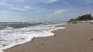 Strand in der Nähe von Oddermose Aktivhus