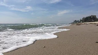 Strand in der Nähe von Vesterkobbel Aktivhus