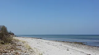 Strand in der Nähe von Vinkelbæk Udsigtshus