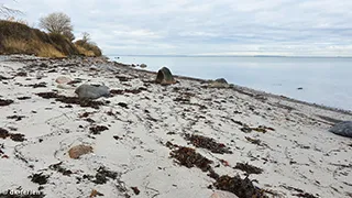 Strand in der Nähe von Vinkelbæk Udsigtshus