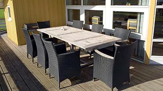 Terrasse von Lillebælt Udsigtshus