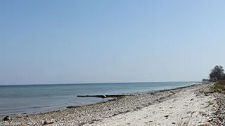 Strand in der Nähe von Lillebælt Udsigtshus