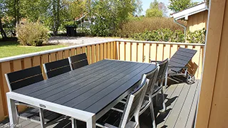 Terrasse von Hus Bleshøy