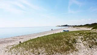 Strand in der Nähe von Hus Bleshøy