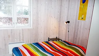 Schlafzimmer in Lærkemose Spahus