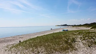 Strand in der Nähe von Askemose Spahus