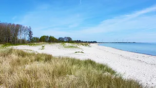 Strand in der Nähe von Askemose Spahus