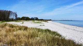 Strand in der Nähe von Tjørne Wellnesshus