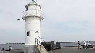 Hafen in der Nähe von Aarøsund Hyggehus