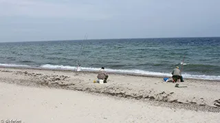 Strand in der Nähe von Anjas Hus