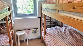 Schlafzimmer in Feriehus Lærkemose