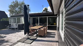 Terrasse von Birkemose Strandhus