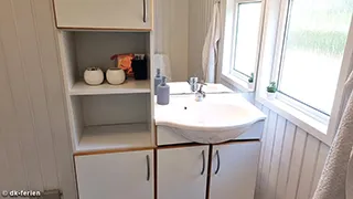 Badezimmer in Skarrev Havkighus