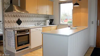 Küche in Jepsens Sommerhus