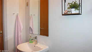 Badezimmer in Jepsens Sommerhus