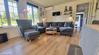 Wohnzimmer von Helles Feriehus