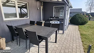 Terrasse von Strandhus Jørgensen