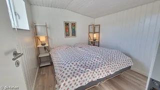 Schlafzimmer in Hyggehus i Diernæs