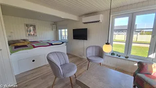 Schlafzimmer in Hyggehus i Diernæs