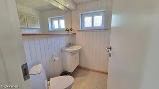 Badezimmer in Hyggehus i Diernæs