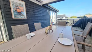 Terrasse von Hyggehus i Diernæs