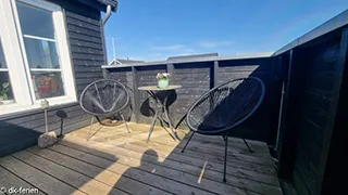 Terrasse von Hyggehus i Diernæs