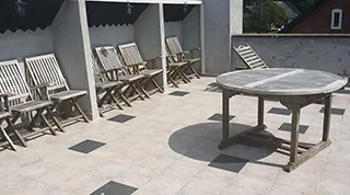 Terrasse von Dageløkkehus