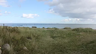Strand in der Nähe von Dageløkkehus