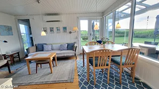 Wohnzimmer von Hus Bøgebjerglund Havblik