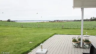 Terrasse von Hus Bøgebjerglund Havblik