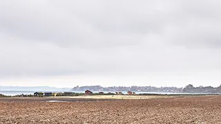 Blick auf die Landschaft von Hus Bøgebjerglund Havblik