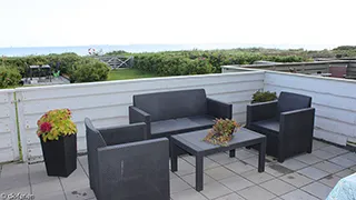 Terrasse von Drei Terrassen Strandhus