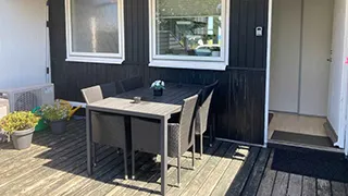 Terrasse von Drei Terrassen Strandhus